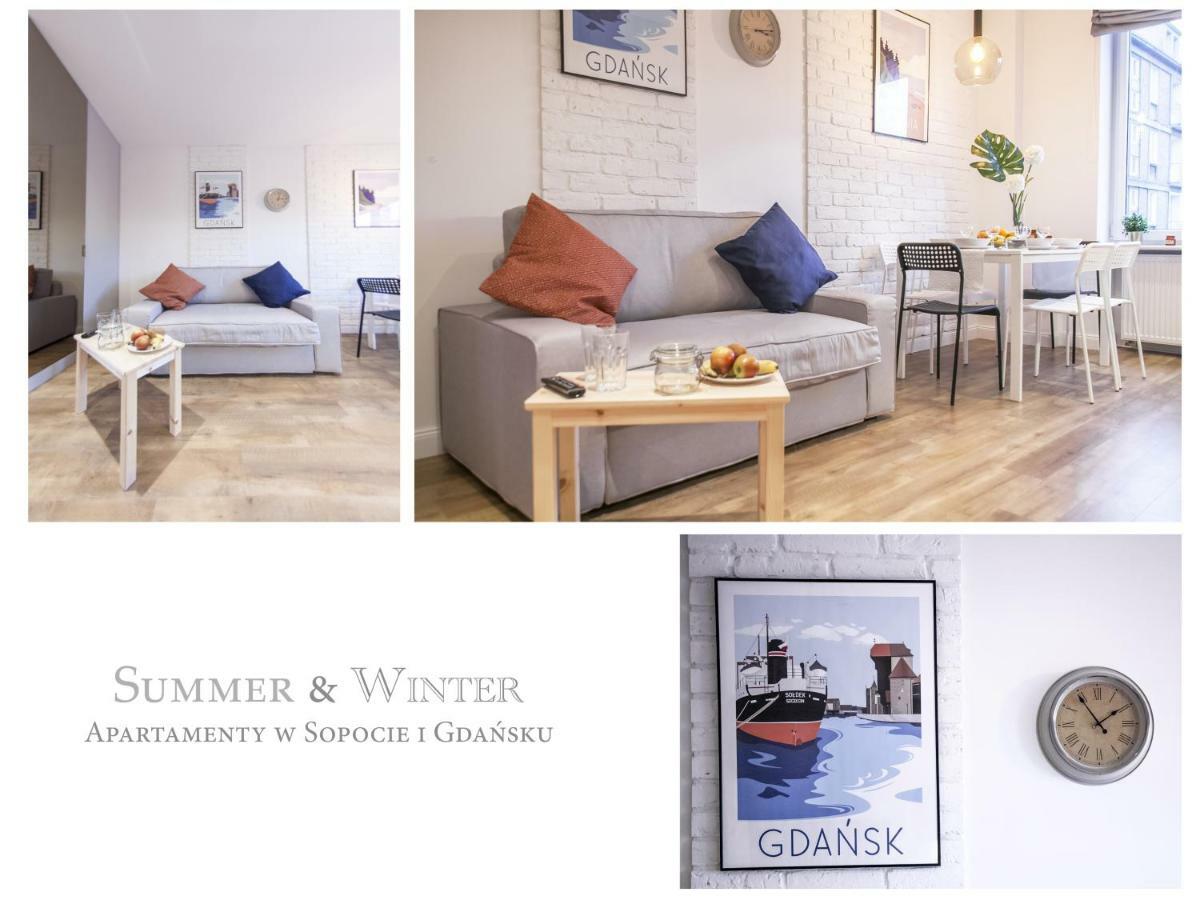 Family Luxury Comfort Old Town Apartament, 1-8, 2 Sypialnie I Salon, Parking W Cenie Danzica Esterno foto