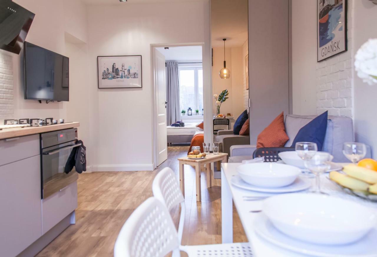Family Luxury Comfort Old Town Apartament, 1-8, 2 Sypialnie I Salon, Parking W Cenie Danzica Esterno foto